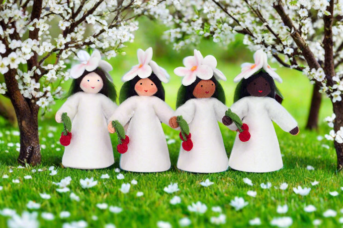 Cherry Blossom Fairy | Waldorf Doll Shop | Eco Flower Fairies | Handmade by Ambrosius