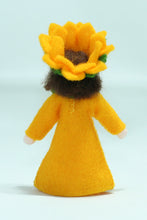 Sunflower Fairy Doll – 2.5" & 3" Handmade Felt Waldorf Decoration by Ambrosius