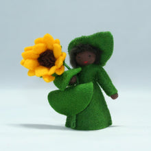 Handmade Sunflower Fairy Doll by Ambrosius – Eco-Friendly Wool Felt Waldorf Toy from Eco Flower Fairies LLC