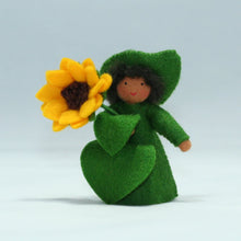 Handmade Sunflower Fairy Doll by Ambrosius – Eco-Friendly Wool Felt Waldorf Toy from Eco Flower Fairies LLC