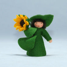 Handmade Sunflower Fairy Doll by Ambrosius – Eco-Friendly Wool Felt Waldorf Toy from Eco Flower Fairies LLC