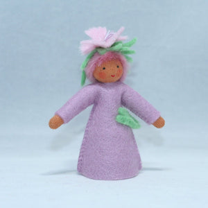 Handmade Sweet William Fairy Doll by Ambrosius – Eco-Friendly Wool Felt Waldorf Toy from Eco Flower Fairies LLC