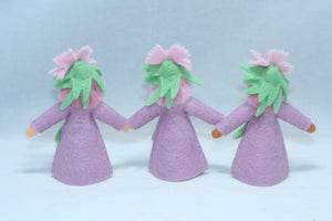 Sweet William Fairy Doll – 3" Handmade Felt Waldorf Decoration by Ambrosius