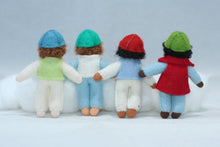 Dollhouse Toddler Sibling – 2.5” Handmade Felt Waldorf Doll by Ambrosius
