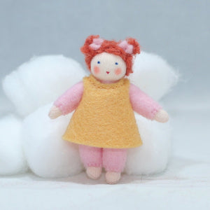 Handmade Toddler Sibling Doll by Ambrosius – Eco-Friendly Wool Felt Waldorf Toy from Eco Flower Fairies LLC