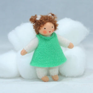 Handmade Toddler Sibling Doll by Ambrosius – Eco-Friendly Wool Felt Waldorf Toy from Eco Flower Fairies LLC
