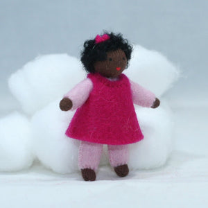 Handmade Toddler Sibling Doll by Ambrosius – Eco-Friendly Wool Felt Waldorf Toy from Eco Flower Fairies LLC