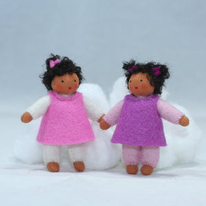 Handmade Toddler Sibling Doll by Ambrosius – Eco-Friendly Wool Felt Waldorf Toy from Eco Flower Fairies LLC