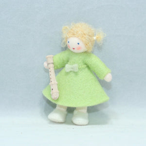 Handmade Toddler Sibling Doll by Ambrosius – Eco-Friendly Wool Felt Waldorf Toy from Eco Flower Fairies LLC