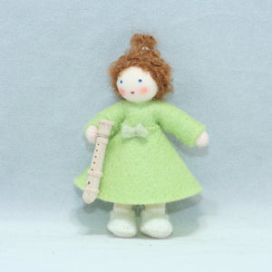 Handmade Toddler Sibling Doll by Ambrosius – Eco-Friendly Wool Felt Waldorf Toy from Eco Flower Fairies LLC