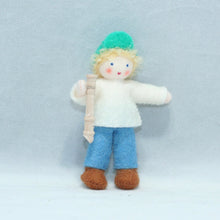 Handmade Toddler Sibling Doll by Ambrosius – Eco-Friendly Wool Felt Waldorf Toy from Eco Flower Fairies LLC
