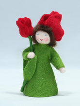 Handmade Tulip Fairy Doll by Ambrosius – Eco-Friendly Wool Felt Waldorf Toy from Eco Flower Fairies LLC