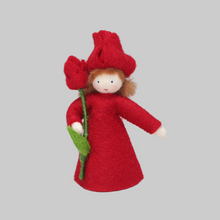 Tulip Fairy Doll – 2.5", 3" & 3.5"  Handmade Felt Waldorf Decorations by Ambrosius