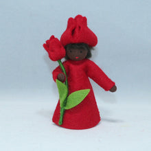 Handmade Tulip Fairy Doll by Ambrosius – Eco-Friendly Wool Felt Waldorf Toy from Eco Flower Fairies LLC