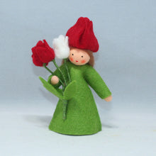 Handmade Tulip Fairy Doll by Ambrosius – Eco-Friendly Wool Felt Waldorf Toy from Eco Flower Fairies LLC