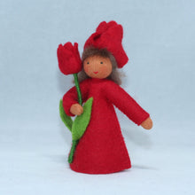 Handmade Tulip Fairy Doll by Ambrosius – Eco-Friendly Wool Felt Waldorf Toy from Eco Flower Fairies LLC