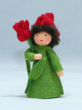 Handmade Tulip Fairy Doll by Ambrosius – Eco-Friendly Wool Felt Waldorf Toy from Eco Flower Fairies LLC