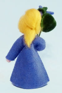 2.5" Sweet Violet Fairy (handmade felt doll) - Legacy Collection - Fundraiser