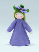 Handmade Sweet Violet Doll by Ambrosius – Eco-Friendly Wool Felt Waldorf Toy from Eco Flower Fairies LLC