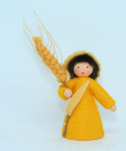 Handmade Wheat Fairy Doll by Ambrosius – Eco-Friendly Wool Felt Waldorf Toy from Eco Flower Fairies LLC