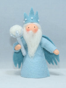 Handmade Winter King Doll by Ambrosius – Eco-Friendly Wool Felt Waldorf Toy from Eco Flower Fairies LLC