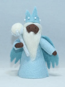 Handmade Winter King Doll by Ambrosius – Eco-Friendly Wool Felt Waldorf Toy from Eco Flower Fairies LLC