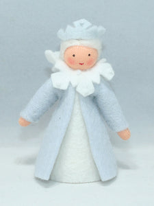 Handmade Winter Queen Doll by Ambrosius – Eco-Friendly Wool Felt Waldorf Toy from Eco Flower Fairies LLC