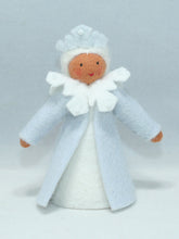 Handmade Winter Queen Doll by Ambrosius – Eco-Friendly Wool Felt Waldorf Toy from Eco Flower Fairies LLC
