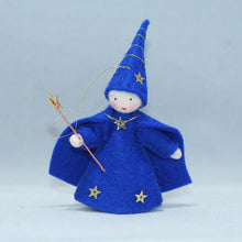 Handmade Night Sky Wizard Doll by Ambrosius – Eco-Friendly Wool Felt Waldorf Toy from Eco Flower Fairies LLC