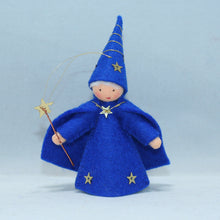 Handmade Night Sky Wizard Doll by Ambrosius – Eco-Friendly Wool Felt Waldorf Toy from Eco Flower Fairies LLC