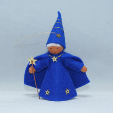 Handmade Night Sky Wizard Doll by Ambrosius – Eco-Friendly Wool Felt Waldorf Toy from Eco Flower Fairies LLC