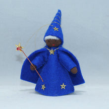 Handmade Night Sky Wizard Doll by Ambrosius – Eco-Friendly Wool Felt Waldorf Toy from Eco Flower Fairies LLC