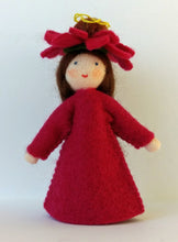 Handmade Zinnia Fairy Doll by Ambrosius – Eco-Friendly Wool Felt Waldorf Toy from Eco Flower Fairies LLC