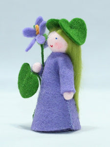 Sweet Violet Fairy | Waldorf Doll Shop | Eco Flower Fairies | Handmade by Ambrosius