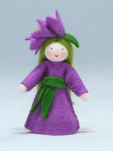 Bellflower Fairy (standing felt doll, flower hat) - Eco Flower Fairies - Waldorf Doll Shop - Handmade by Ambrosius