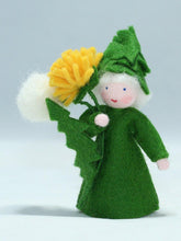 Dandelion Fairy (holding flower, fair skin) | Waldorf Doll Shop | Eco Flower Fairies | Handmade by Ambrosius