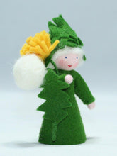 Dandelion Fairy (holding flower, fair skin) | Waldorf Doll Shop | Eco Flower Fairies | Handmade by Ambrosius