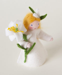 Easter Lily Fairy | Waldorf Doll Shop | Eco Flower Fairies | Handmade by Ambrosius