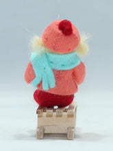Girl on Sleigh | Waldorf Doll Shop | Eco Flower Fairies | Handmade by Ambrosius