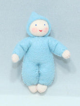 Baby Doll (miniature bendable felt doll, fair skin) - Eco Flower Fairies LLC - Waldorf Doll Shop - Handmade by Ambrosius