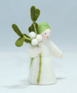 Mistletoe Fairy | Waldorf Doll Shop | Eco Flower Fairies | Handmade by Ambrosius