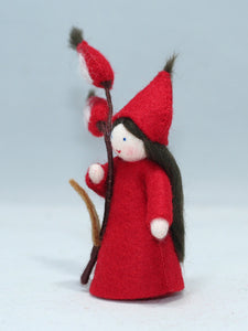 Rose Hips Fairy | Waldorf Doll Shop | Eco Flower Fairies | Handmade by Ambrosius