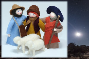 Three Shepherds | Waldorf Doll Shop | Eco Flower Fairies | Handmade by Ambrosius