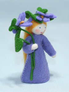 Sweet Violet Fairy | Waldorf Doll Shop | Eco Flower Fairies | Handmade by Ambrosius