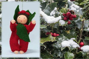 Baby Holly Berry | Waldorf Doll Shop | Eco Flower Fairies | Handmade by Ambrosius