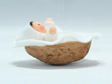 Baby in Walnut Cradle | Waldorf Doll Shop | Eco Flower Fairies | Handmade by Ambrosius