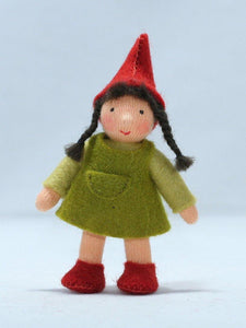 Forest Gnome Girl | Waldorf Doll Shop | Eco Flower Fairies | Handmade by Ambrosius