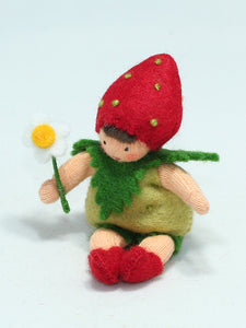 Strawberry Baby | Waldorf Doll Shop | Eco Flower Fairies | Handmade by Ambrosius
