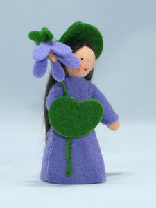 Sweet Violet Fairy | Waldorf Doll Shop | Eco Flower Fairies | Handmade by Ambrosius