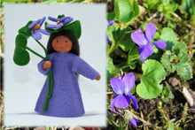 Sweet Violet Fairy | Waldorf Doll Shop | Eco Flower Fairies | Handmade by Ambrosius
